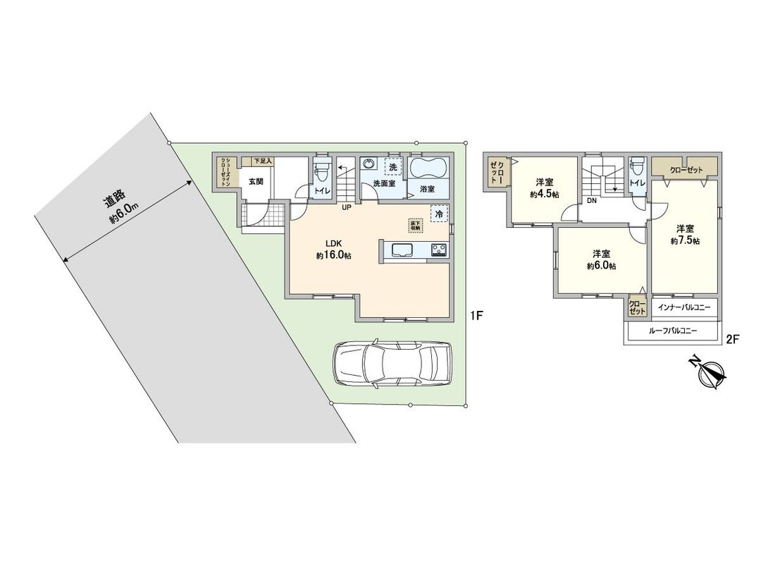 New Build 3LDK House in Kawaguchi, Saitama - 86.94 sqm - Thumbnail 3