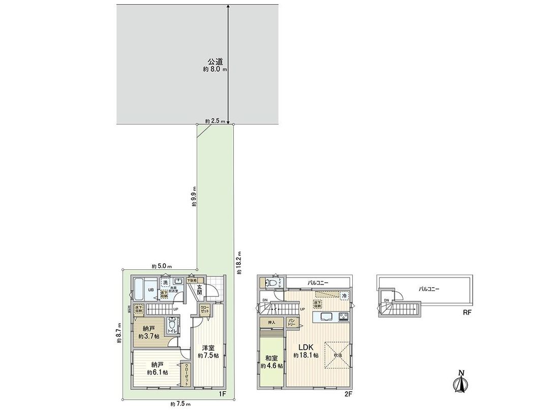New 2SLDK House for Sale in Shiba, Kawaguchi, Saitama - Thumbnail 3