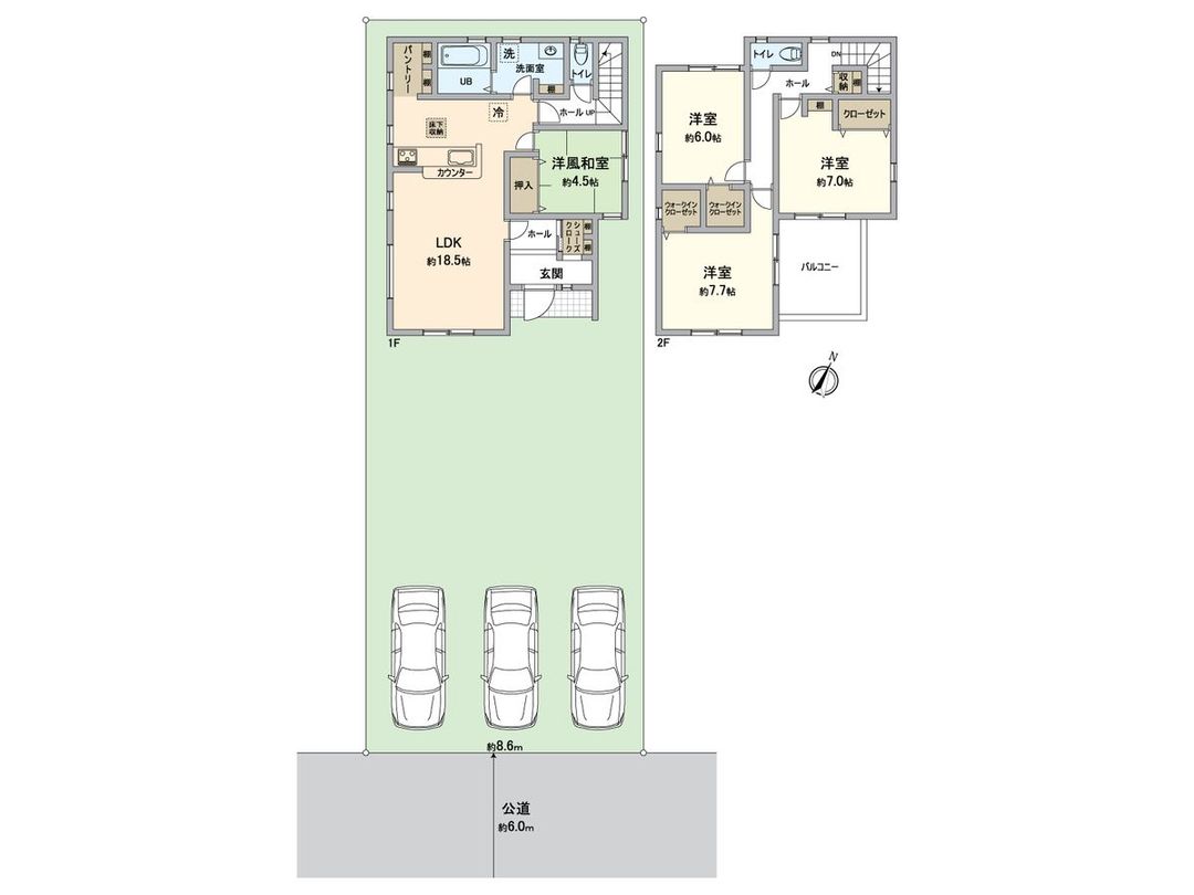 New 4LDK House in Koshigaya, Saitama - 2026 Completion - Thumbnail 3