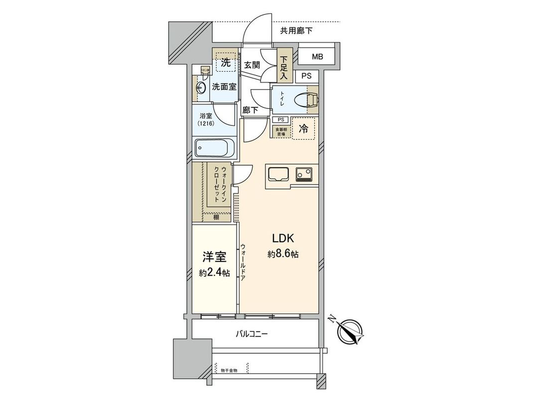 1LDK Apartment for Sale in Hakata-ku, Fukuoka City - Thumbnail 3