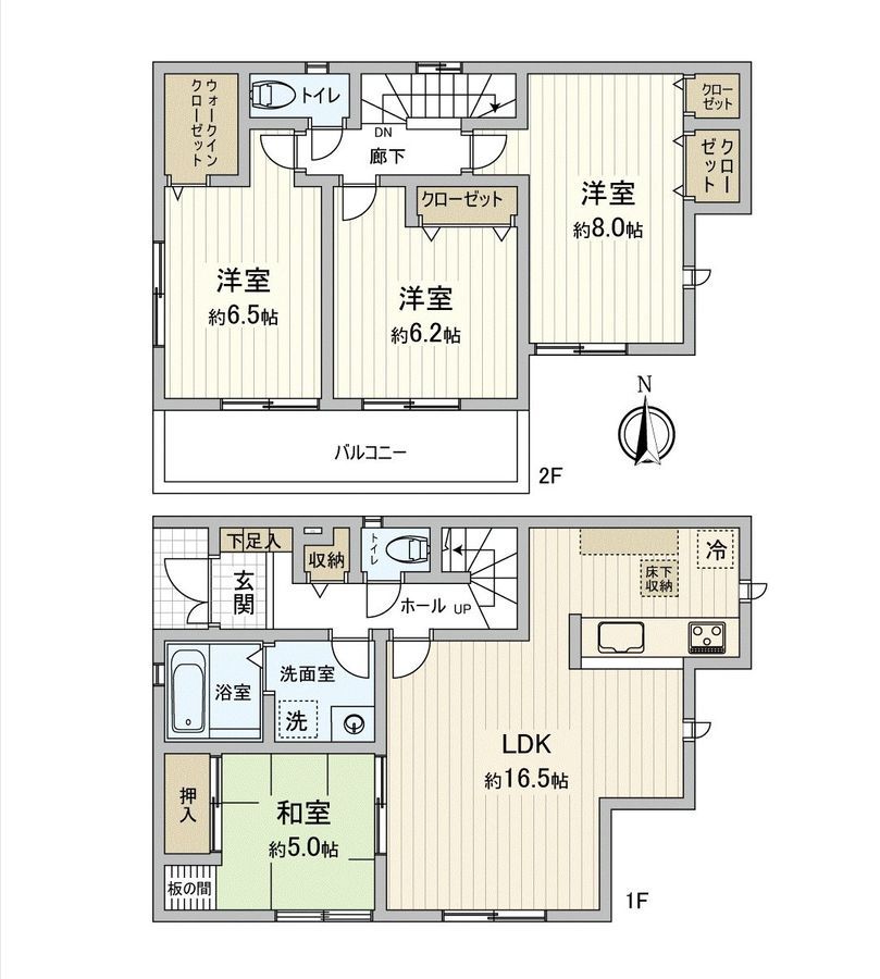 4LDK Detached House for Sale in Kashiwa, Chiba - 99.77 sqm - Thumbnail 3