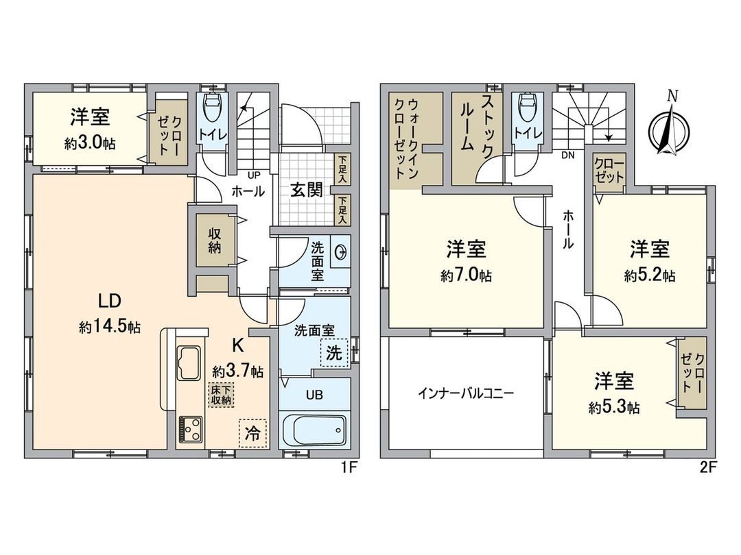 New 4LDK House for Sale in Tokorozawa, Saitama - 2026 Completion - Thumbnail 3