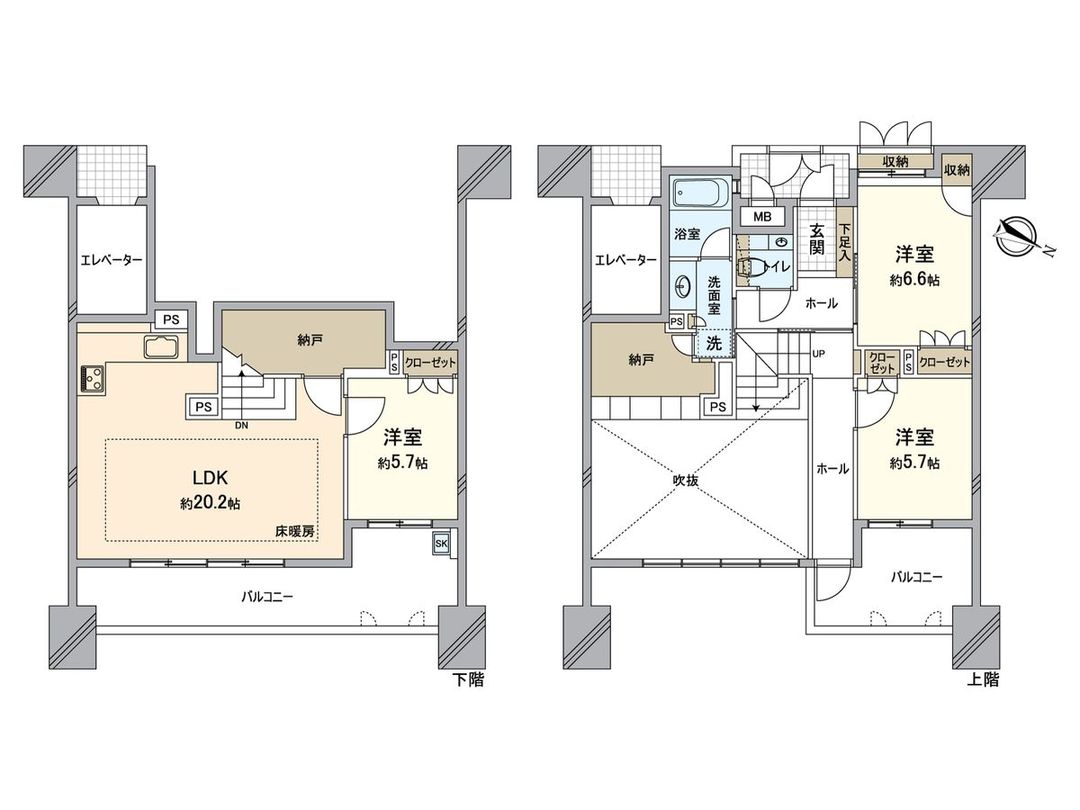 3SLDK Apartment for Sale Near Ropponmatsu Station - Thumbnail 3