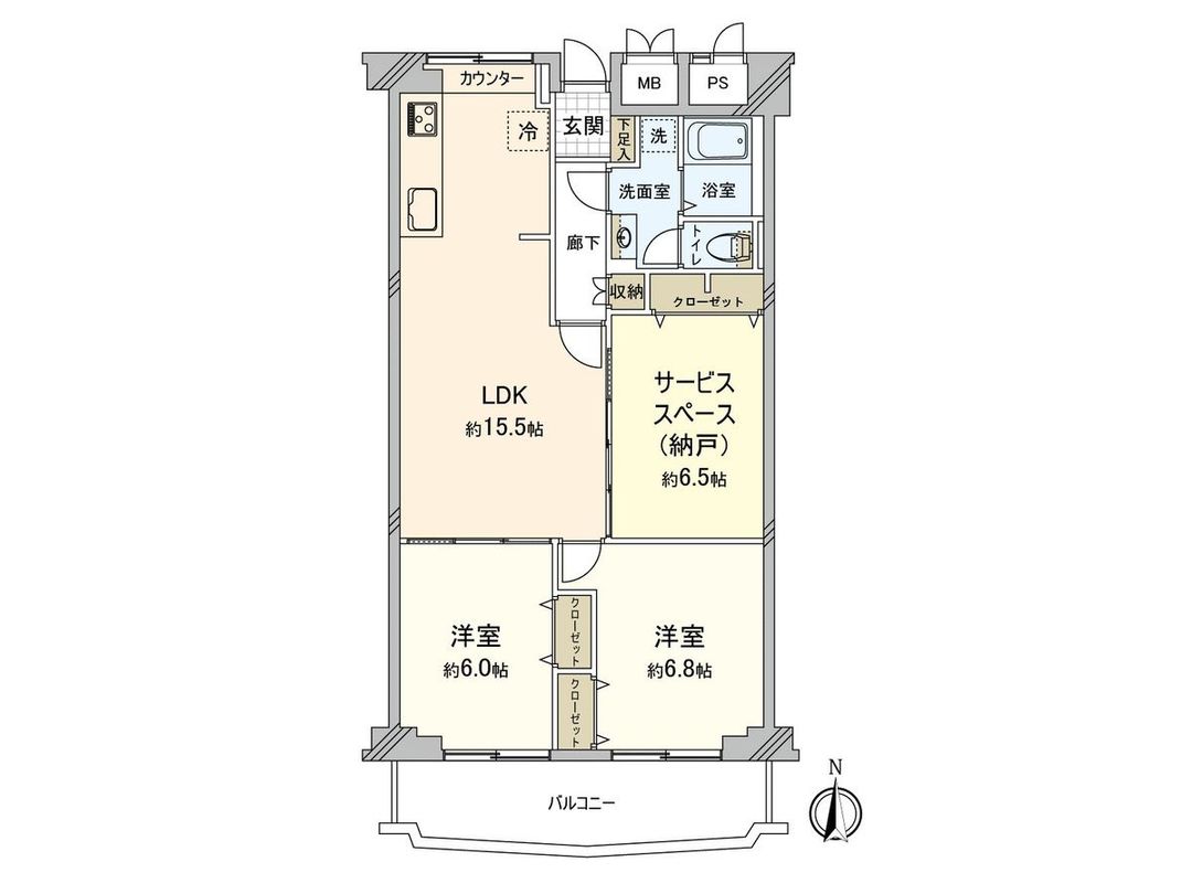 Renovated 2SLDK Apartment in Fukuoka City Minami Ward - Thumbnail 3