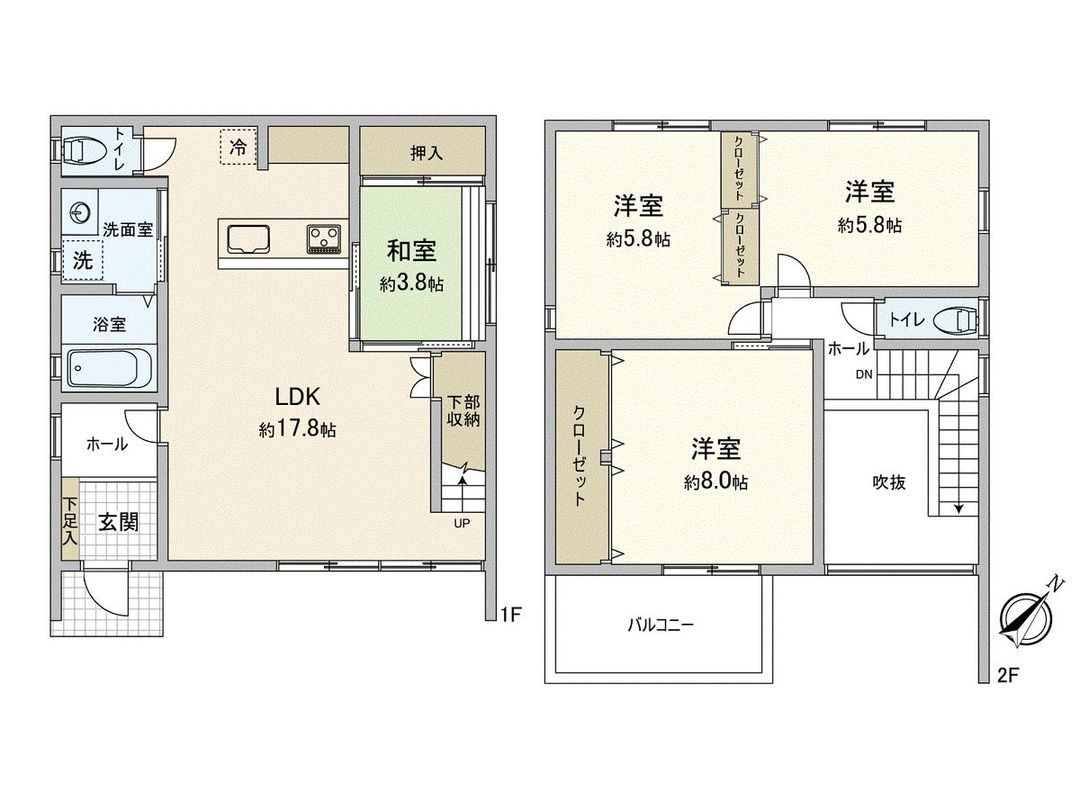 4LDK Used House in Shime, Fukuoka Prefecture - Thumbnail 3