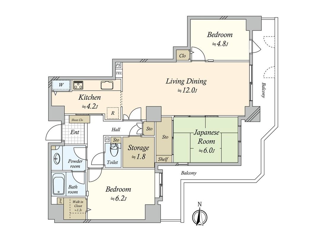 3LDK Apartment in Park City Shin-Kawasaki, Kawasaki - Thumbnail 3