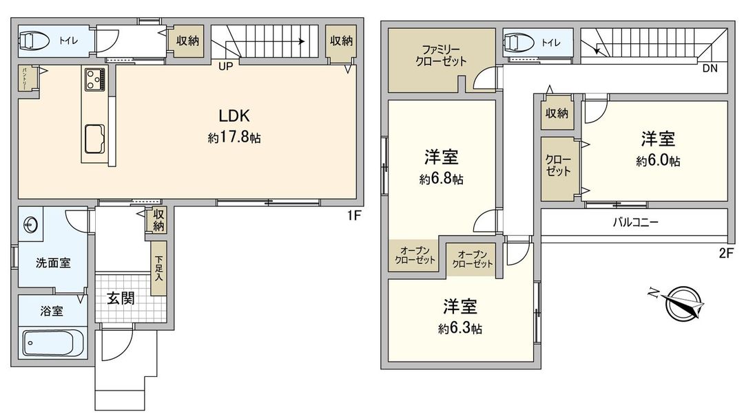 New 3LDK Detached House in Okazaki City, Aichi - Thumbnail 3