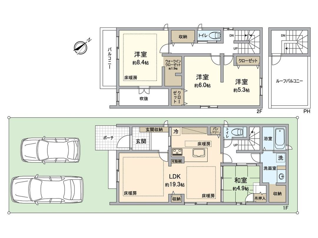 New 4LDK House in Kasugai, Aichi - G-STYLE Ochiai Park West - Thumbnail 3