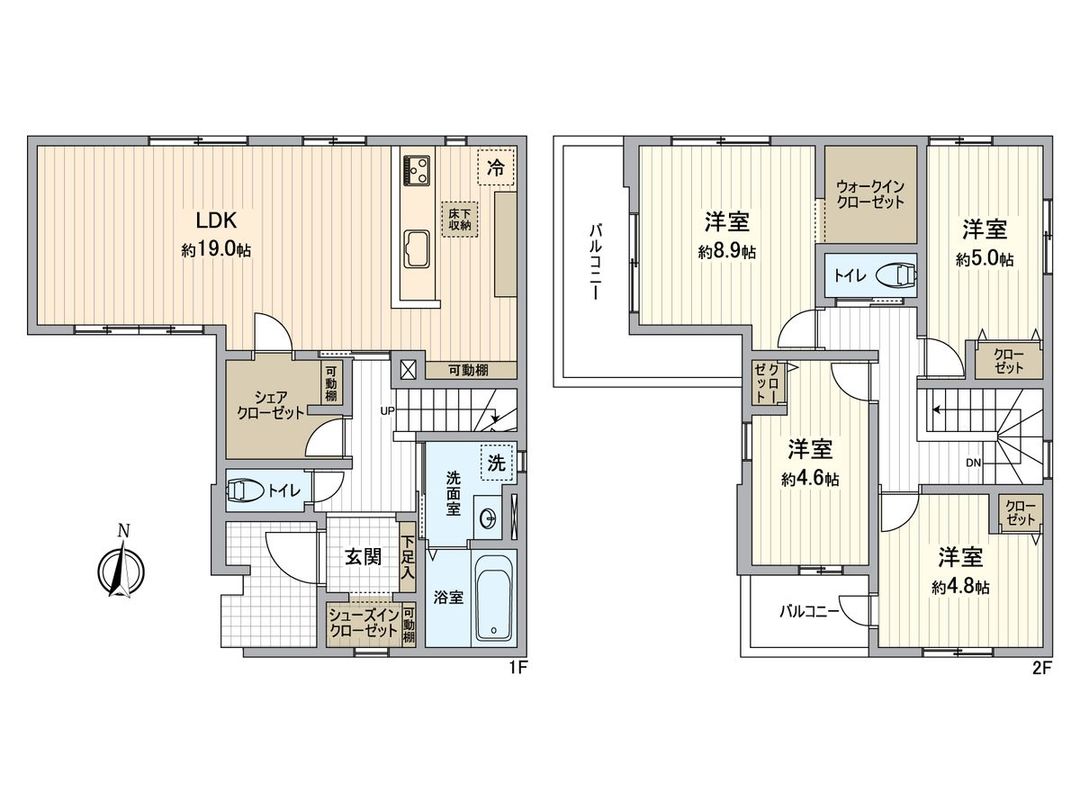 New 4LDK House in Tokorozawa, Saitama - Corner Lot, 2026 Completion - Thumbnail 3
