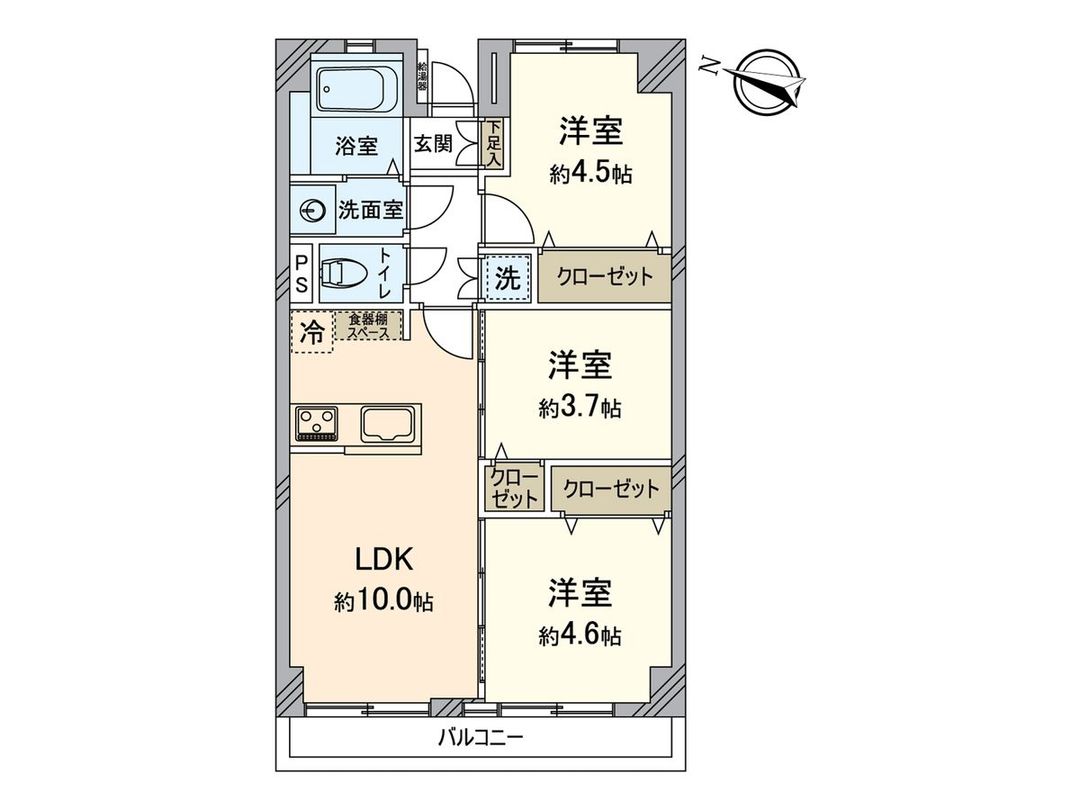 Renovated 3LDK Apartment 60sqm Near Yōkōdai Station in Yokohama - Thumbnail 3