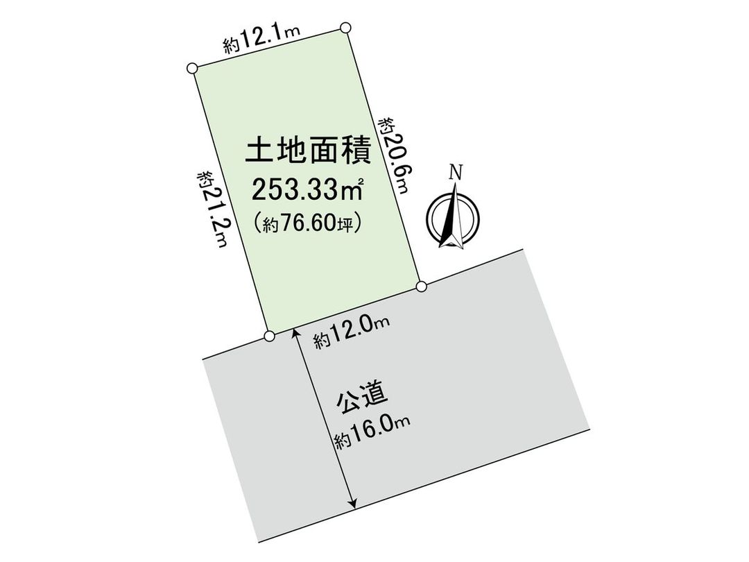 253 sqm Building Plot for Sale in Yotsukaido, Chiba - Thumbnail 2