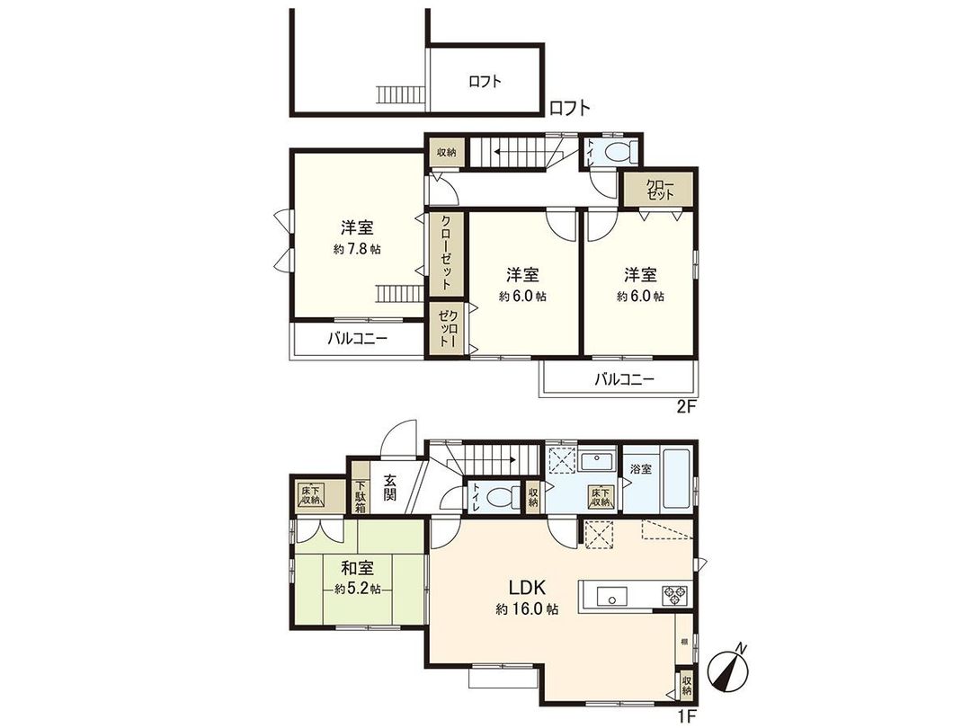 4LDK Detached House in Yachiyo, Chiba – 97m² - Thumbnail 3