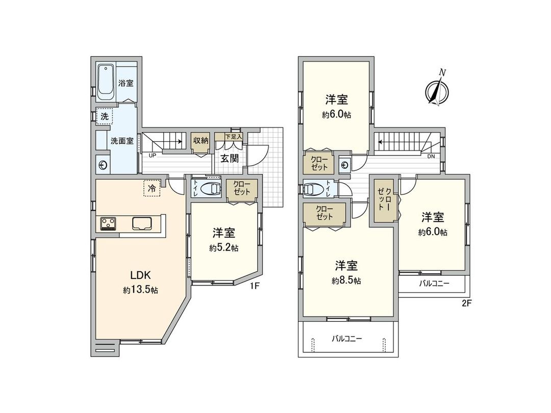 New 4LDK House for Sale in Saitama Sakura Ward, Saitama - Thumbnail 3