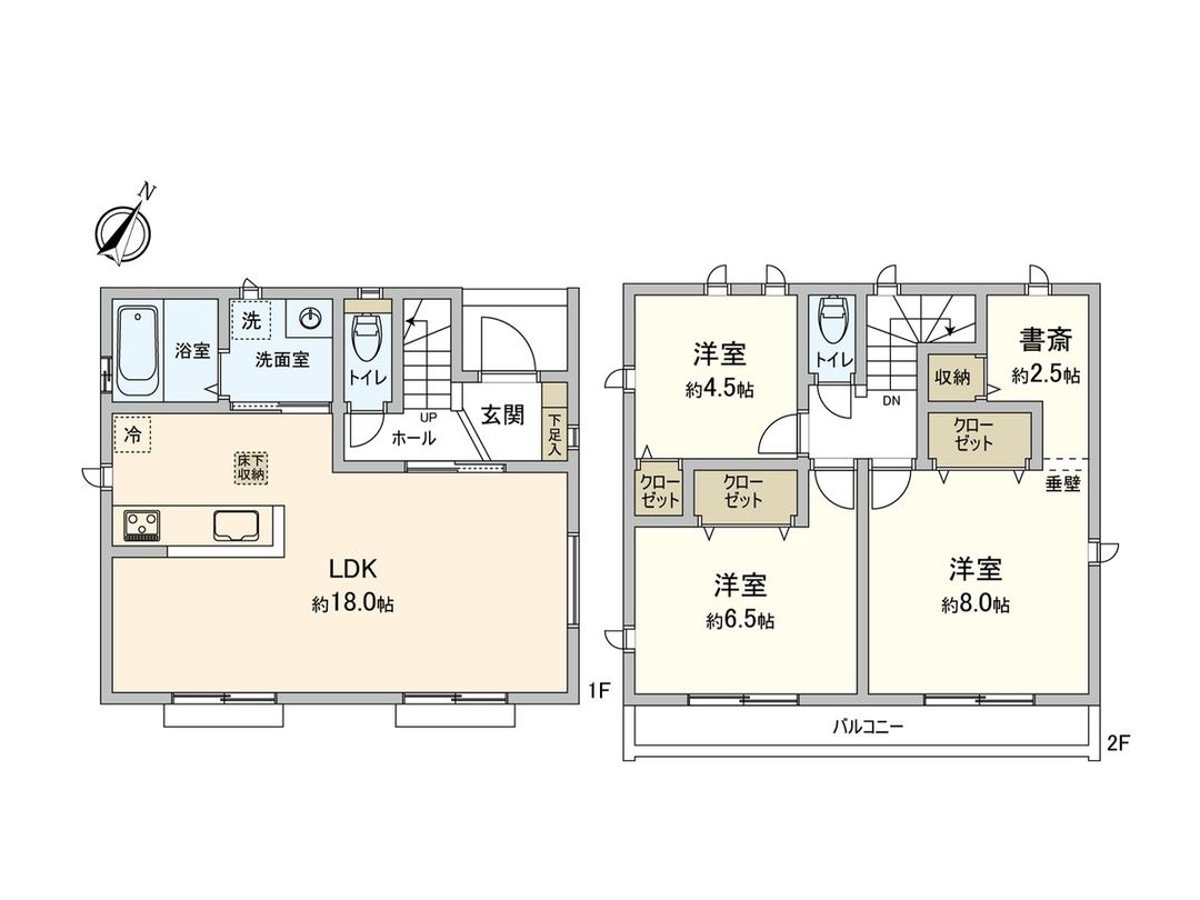 New 3LDK House in Fuchu, Tokyo | 90.25 sqm | Completion 2026 - Thumbnail 3