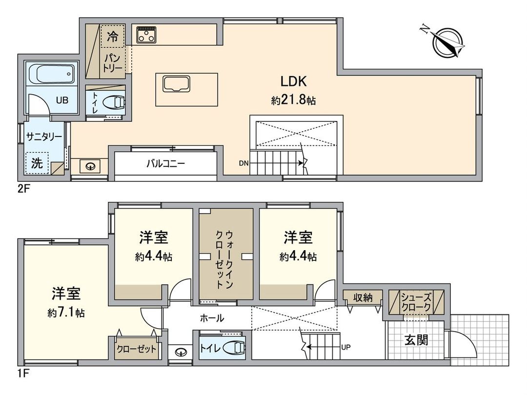 New 3LDK House in Inage, Chiba City - 103.01 sqm - Thumbnail 3