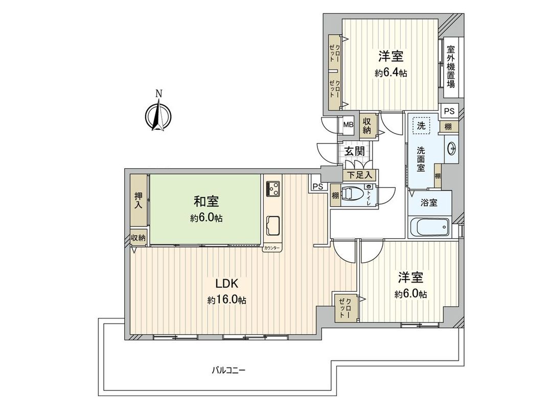 3LDK Apartment for Sale in Tennoji Ward, Osaka - Thumbnail 3