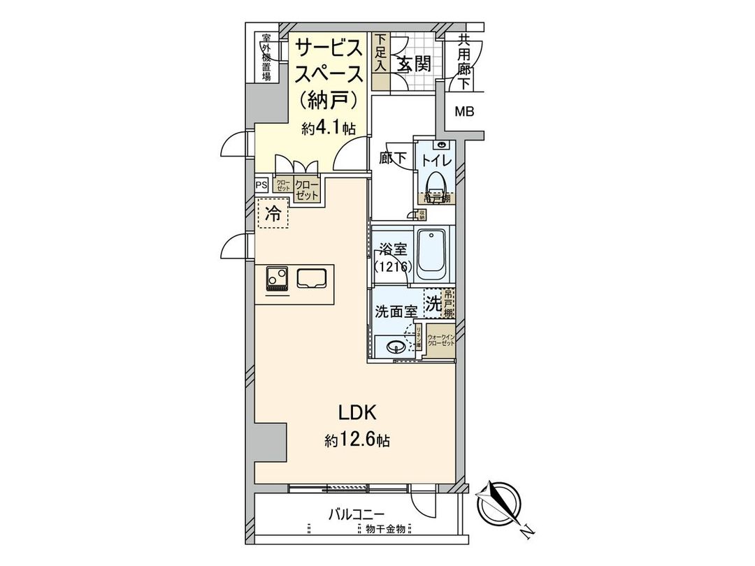 Solteia Shin-Yokohama 1SLDK Apartment for Sale in Yokohama - Thumbnail 3