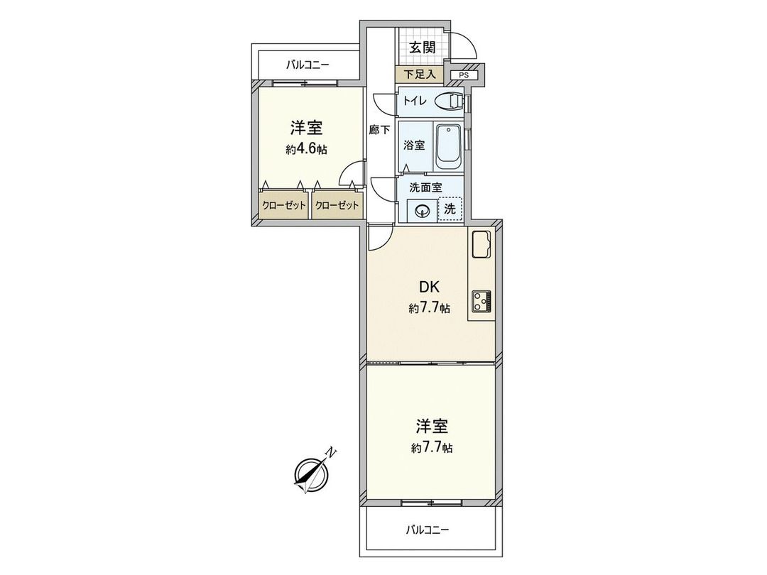 2DK Apartment for Sale in Sawara Ward, Fukuoka - Thumbnail 3
