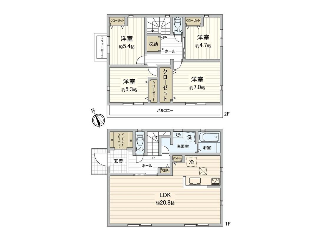 New 4LDK House in Serigaya, Yokohama - 108 sqm, 4990万 Yen - Thumbnail 3