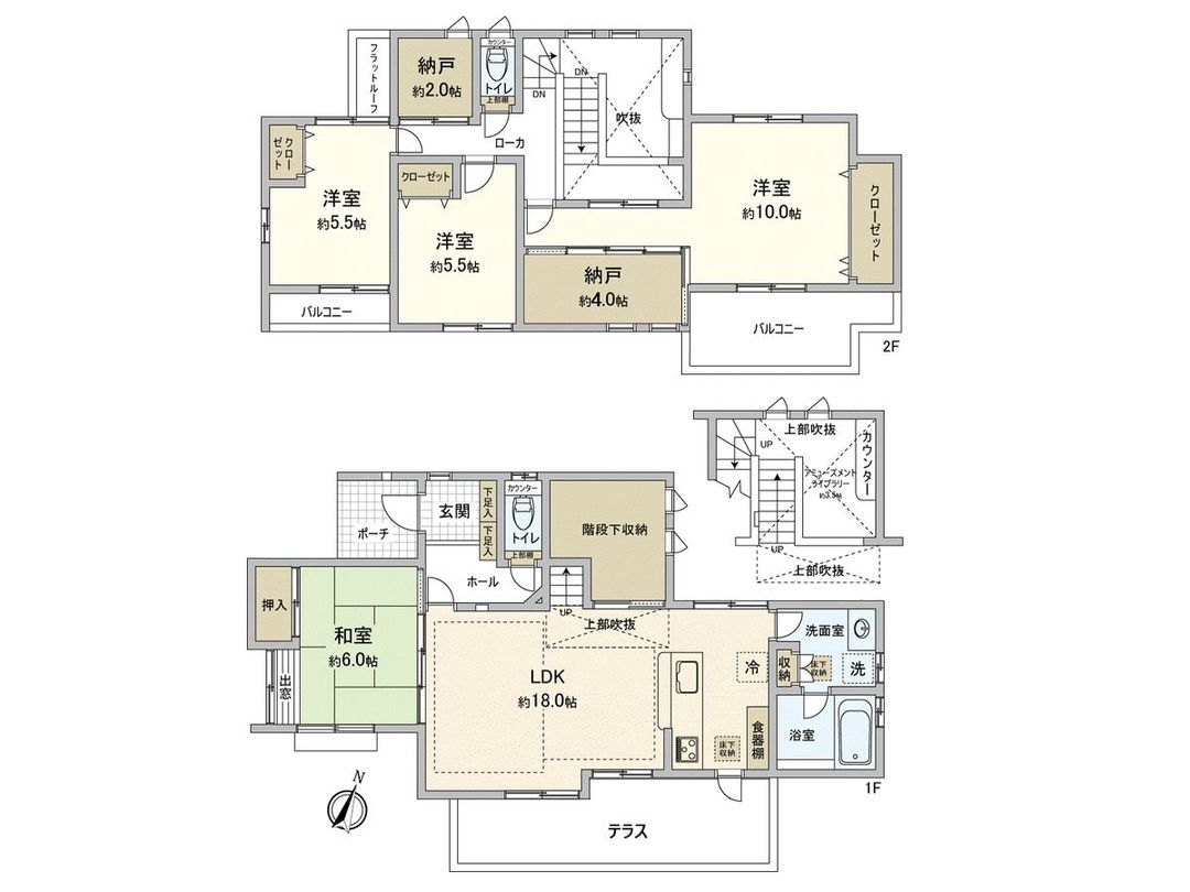 4SLDK Detached House in Murimigaoka, Fukuoka | 113.44 sqm - Thumbnail 3