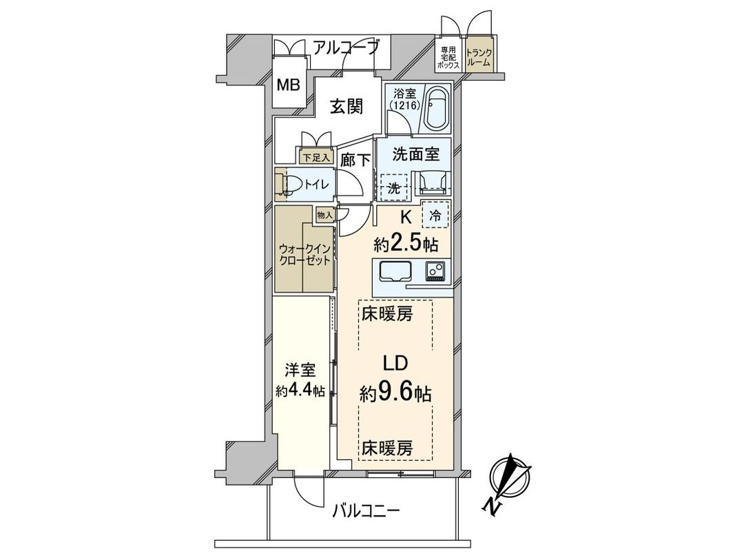 New 1LDK Apartment for Sale in Juso, Osaka - Thumbnail 2