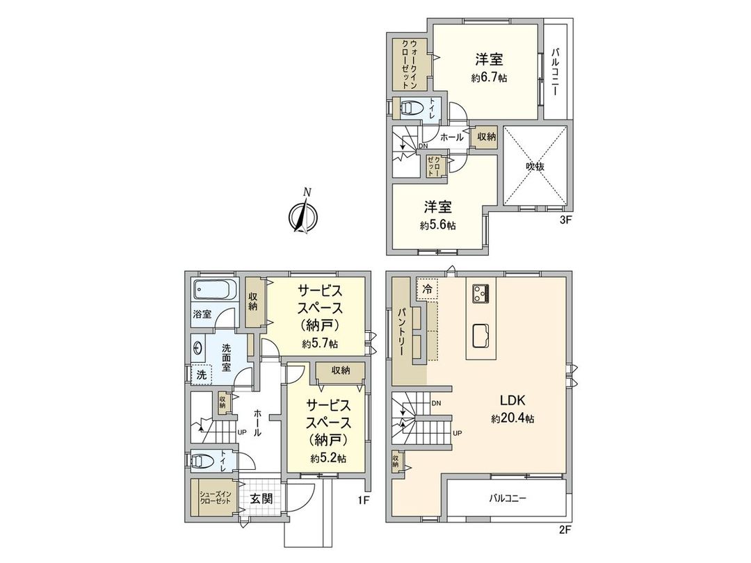 New Build House in Yokohama Kanagawa-ku Nishi-Terao - Thumbnail 3