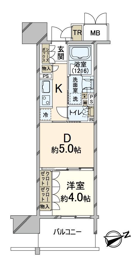 1DK Apartment for Sale in Fukushima, Osaka - 31.15 sqm - Thumbnail 3