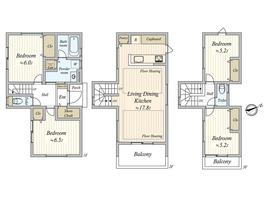 4LDK House for Sale in Nishifuna, Funabashi City, Chiba - Thumbnail 3