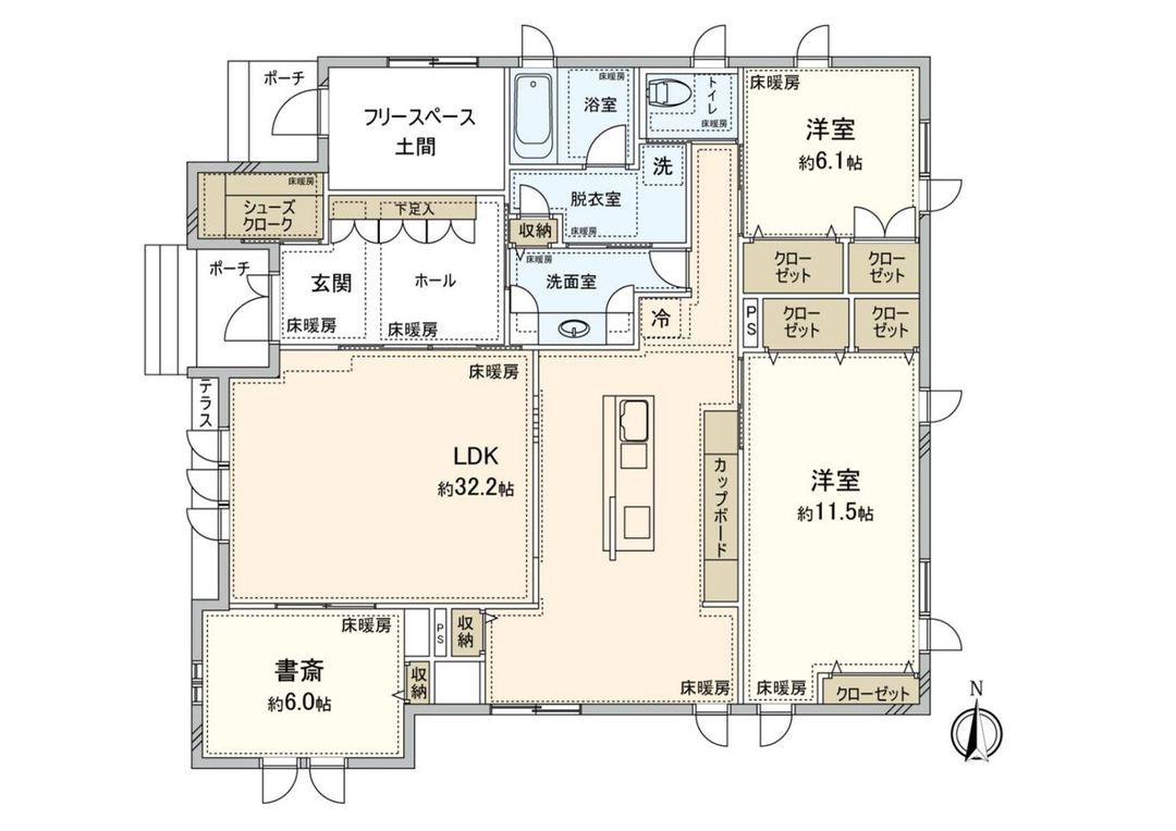 Modern 2SLDK House in Chuo-ku, Sapporo with Large Lot - Thumbnail 3