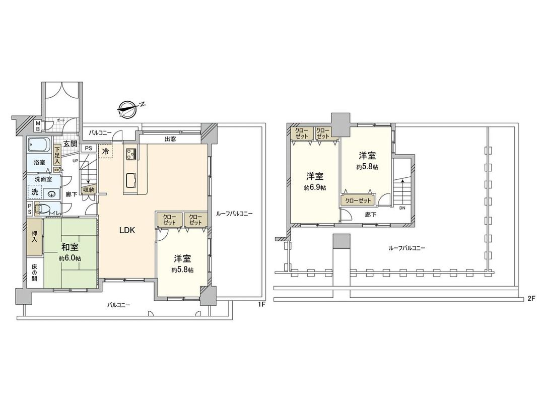 4LDK Apartment for Sale in Kasuga City, Fukuoka - 99.88 sqm - Thumbnail 3