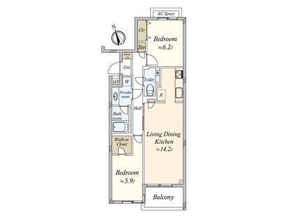 Prestige Meguro Higashiyama 2LDK Apartment for Sale in Tokyo - Thumbnail 3