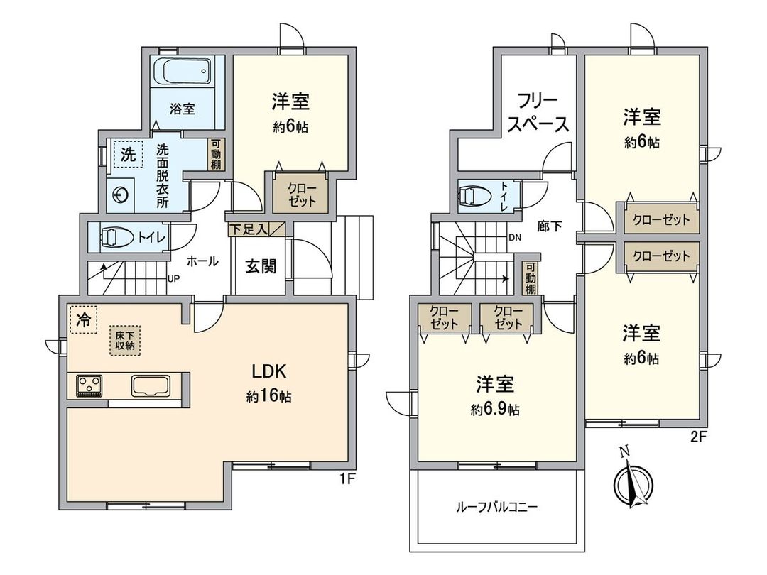 New 4SLDK House in Kasugai City, Aichi - 102.53 sqm - Thumbnail 3