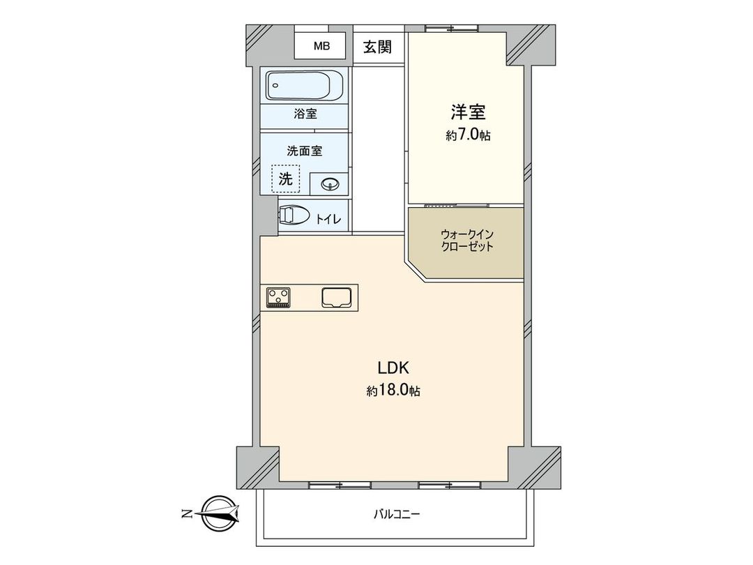 1LDK Apartment for Sale in Sekime, Joto Ward, Osaka - Thumbnail 3