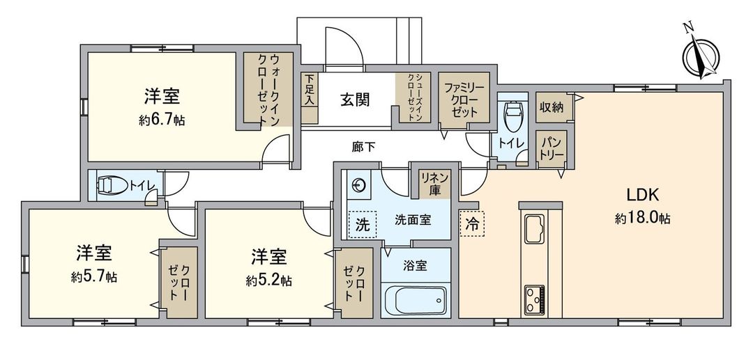New Single-Story 3LDK House in Takahama, Aichi - Thumbnail 3