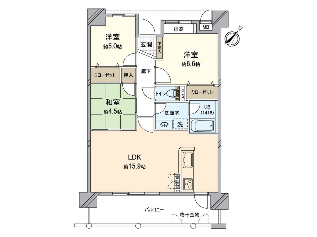 3LDK Apartment for Sale in Kasuya District, Fukuoka - Thumbnail 3