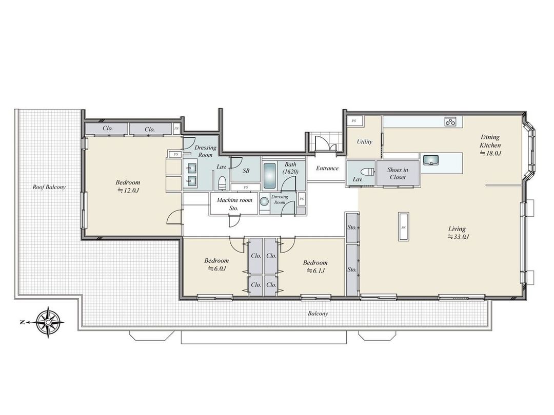 3LDK Apartment for Sale in Mita, Minato-ku, Tokyo - Thumbnail 2