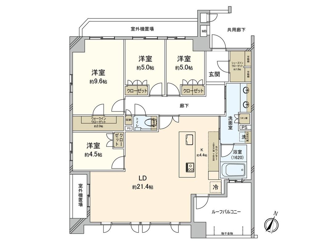 New 3LDK Apartment in Nishijin, Fukuoka City - Thumbnail 3
