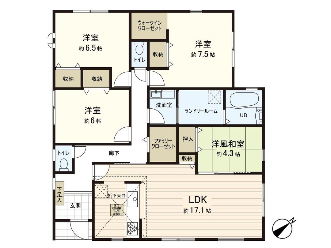New 4LDK House in Togiya City, Miyagi - 102.68 sqm - Thumbnail 3