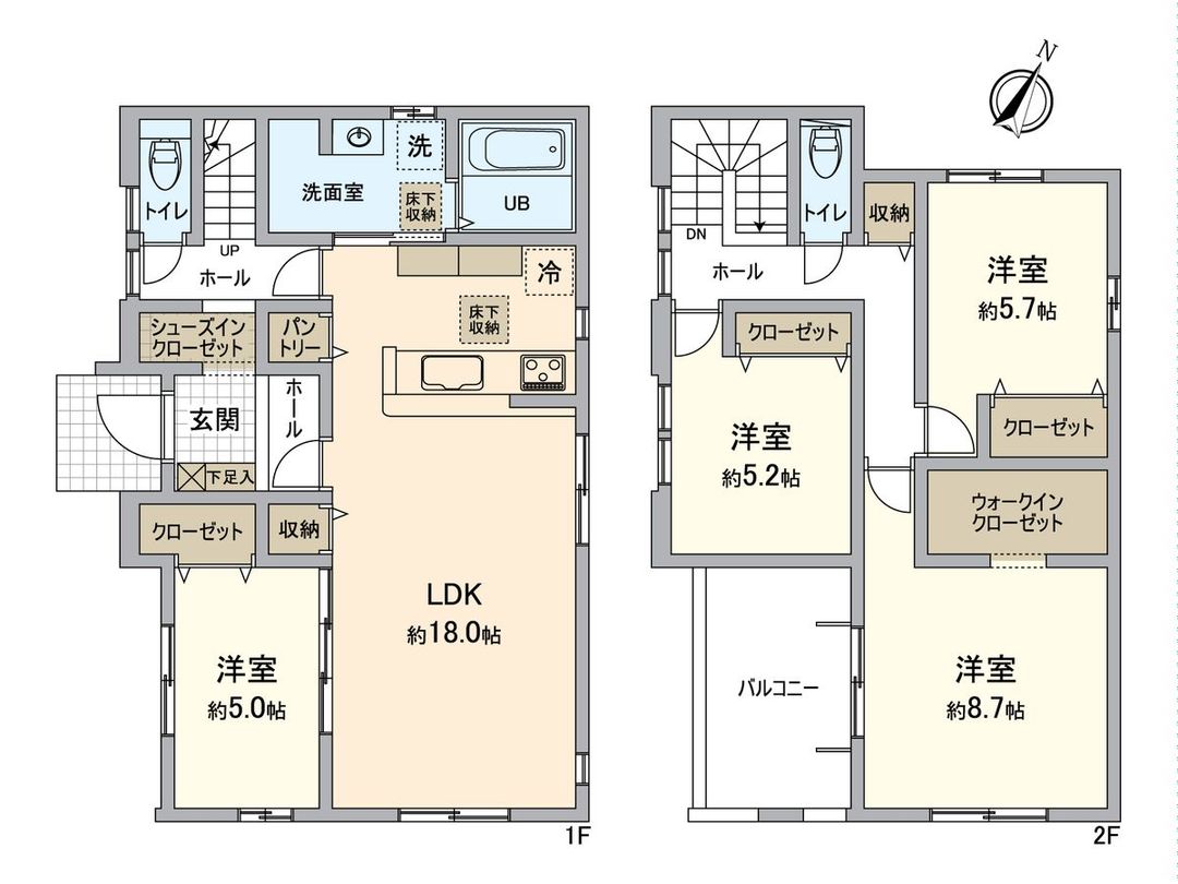 Newly Built 4LDK House in Higashi-ku, Fukuoka City - Thumbnail 3