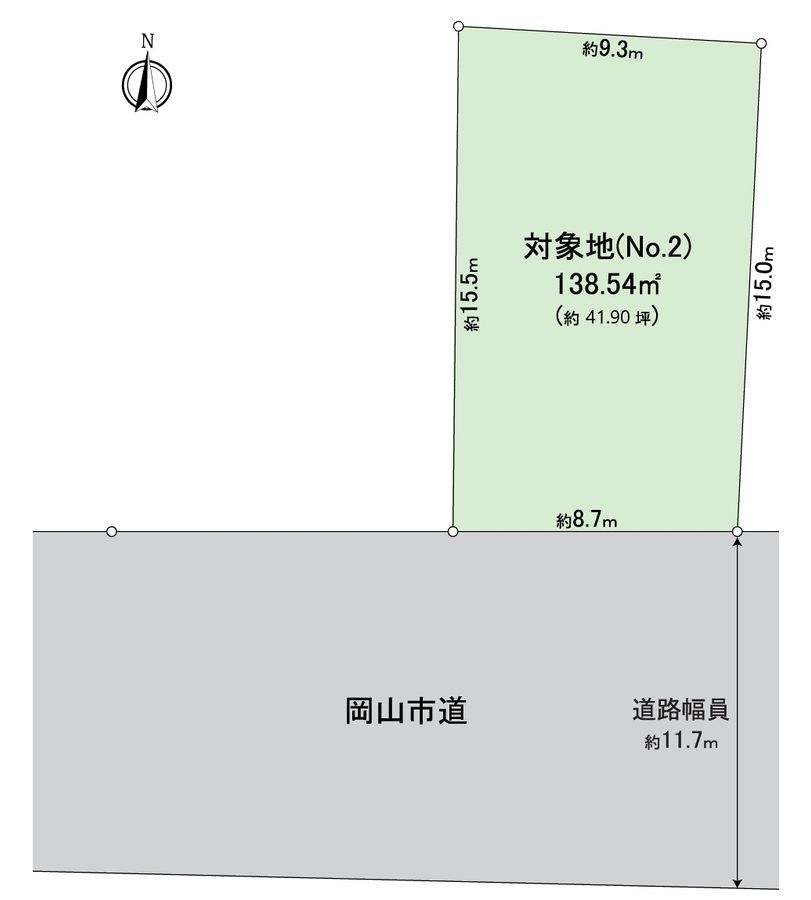 Land for Sale in Kita Ward, Okayama City, 138.54 sqm - Thumbnail 2