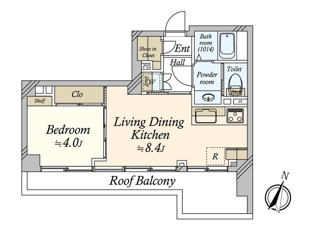 Regalia Residence Jiyugaoka 1LDK Apartment for Sale in Meguro - Thumbnail 3
