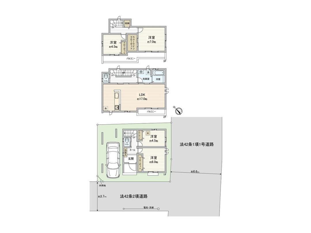 New 4LDK House for Sale in Ichikawa, Chiba Near Gyotoku Station - Thumbnail 3