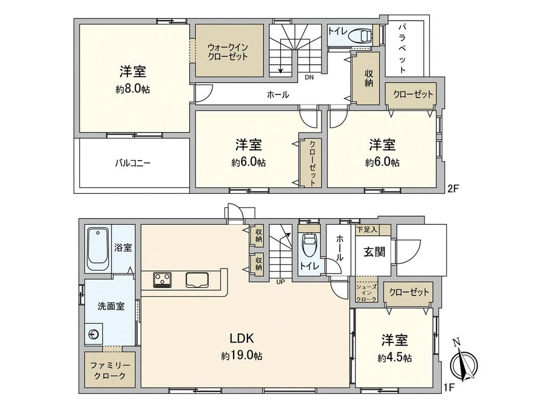 New 4LDK Detached House in Dazaifu, Fukuoka - 112.25 sqm - Thumbnail 3