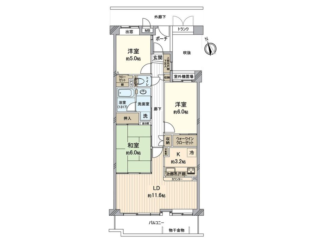 3LDK Apartment for Sale in Kawasaki, Kanagawa - Le Chatelet New Kawasaki - Thumbnail 3