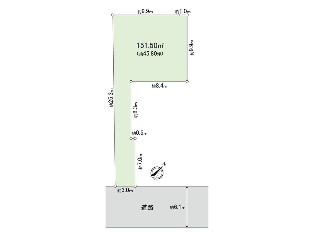Land for Sale in Kamino Ge, Setagaya, Tokyo - 151.5 sqm - Thumbnail 3