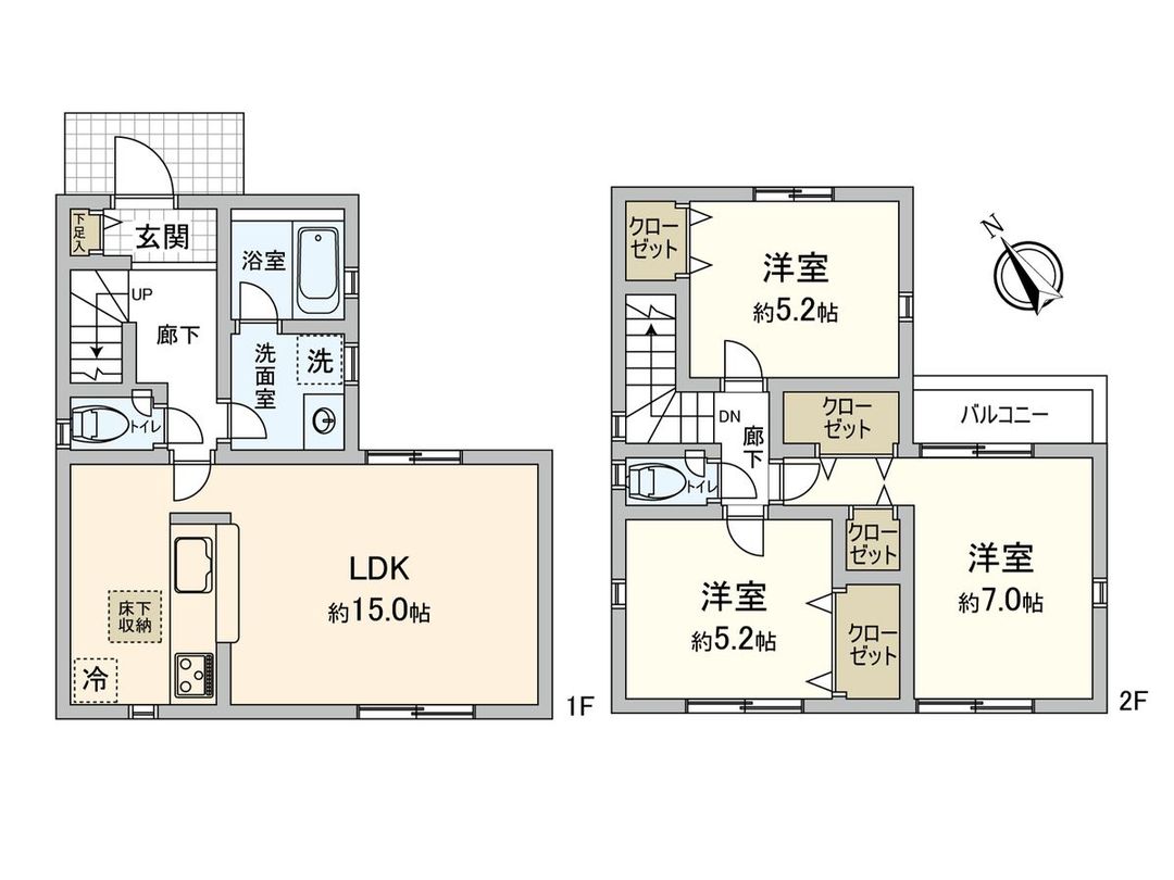 New 3LDK House in Kasuya, Fukuoka - Completion 2026 - Thumbnail 3