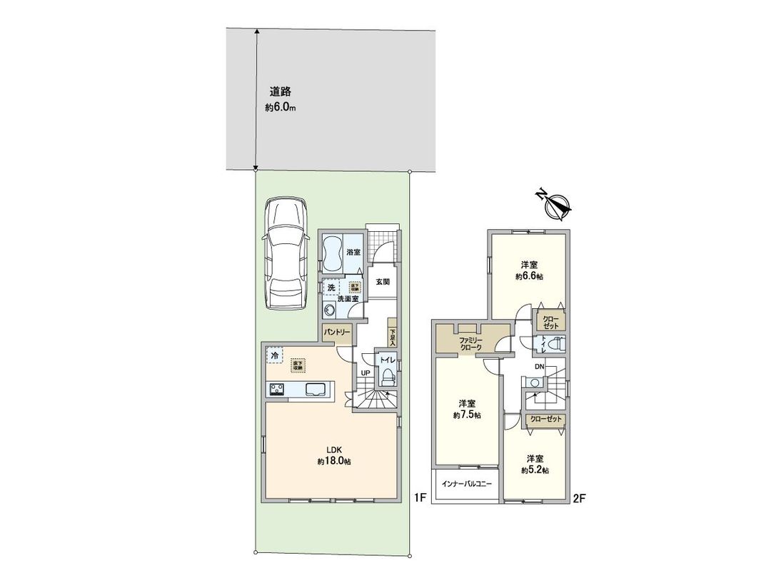 New 3LDK House in Kawaguchi, Saitama - 98.74 sqm - Thumbnail 3