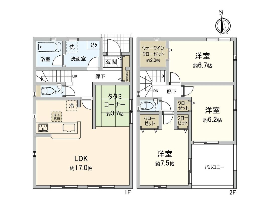 New 3LDK House in Toyota City, Aichi - 35.9M Yen - Thumbnail 2