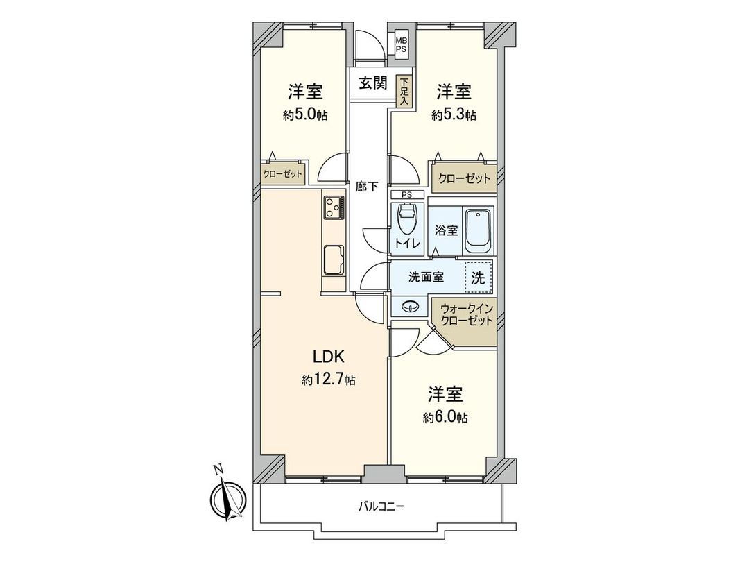 Renovated 3LDK Apartment Near Futamagawa Station, Yokohama - Thumbnail 3