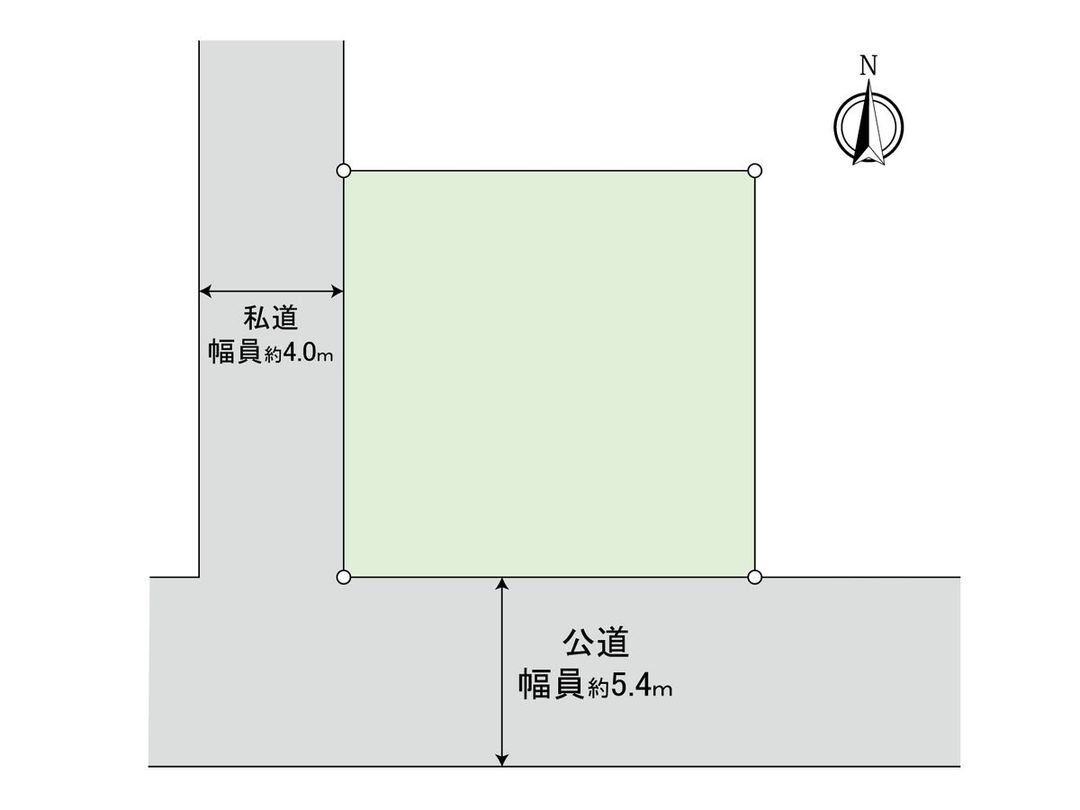 Land for Sale in Kunitachi, Tokyo - 147.1 sqm Corner Lot - Thumbnail 3
